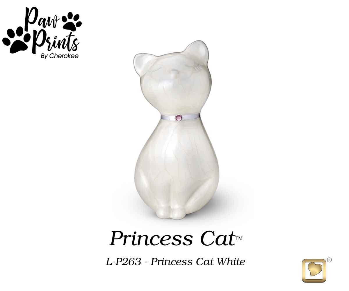Princess cat urn 2025